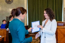 nauczyciele, nagroda, prezydenta, Korfel-Jasińska, wręczenie, nagrody, nauczyciele, Urząd Miasta 