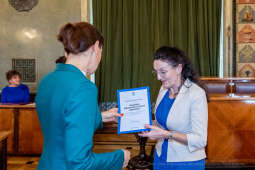 nauczyciele, nagroda, prezydenta, Korfel-Jasińska, wręczenie, nagrody, nauczyciele, Urząd Miasta 