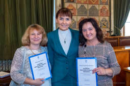 nauczyciele, nagroda, prezydenta, Korfel-Jasińska, wręczenie, nagrody, nauczyciele, Urząd Miasta 