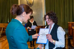 nauczyciele, nagroda, prezydenta, Korfel-Jasińska, wręczenie, nagrody, nauczyciele, Urząd Miasta 