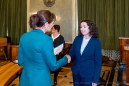 nauczyciele, nagroda, prezydenta, Korfel-Jasińska, wręczenie, nagrody, nauczyciele, Urząd Miasta 