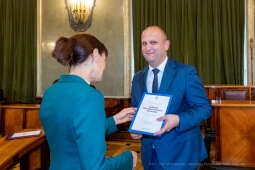 nauczyciele, nagroda, prezydenta, Korfel-Jasińska, wręczenie, nagrody, nauczyciele, Urząd Miasta 