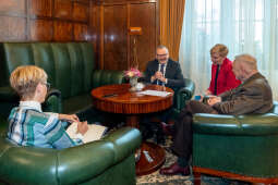 Fabrice, Filliez, ambasador, Szwajcaria, Majchrowski, wizyta , Kraków, spotkanie, Konfederacja, Szw