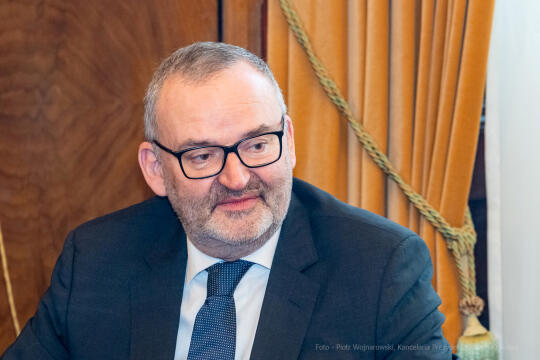 Fabrice, Filliez, ambasador, Szwajcaria, Majchrowski, wizyta , Kraków, spotkanie, Konfederacja, Szw