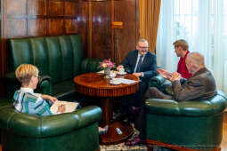 Fabrice, Filliez, ambasador, Szwajcaria, Majchrowski, wizyta , Kraków, spotkanie, Konfederacja, Szw