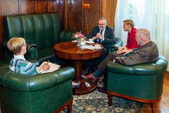 Fabrice, Filliez, ambasador, Szwajcaria, Majchrowski, wizyta , Kraków, spotkanie, Konfederacja, Szw