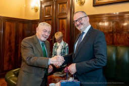 Fabrice, Filliez, ambasador, Szwajcaria, Majchrowski, wizyta , Kraków, spotkanie, Konfederacja, Szw