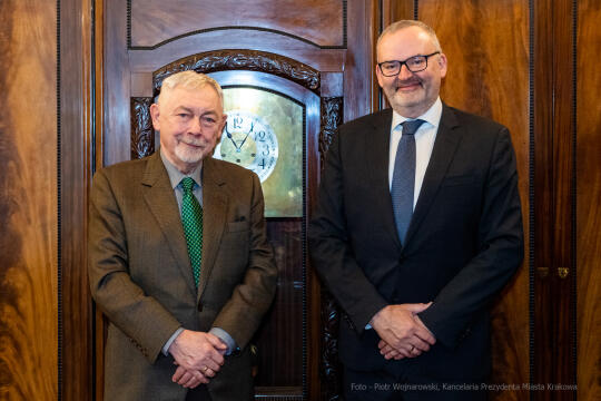 Fabrice, Filliez, ambasador, Szwajcaria, Majchrowski, wizyta , Kraków, spotkanie, Konfederacja, Szw