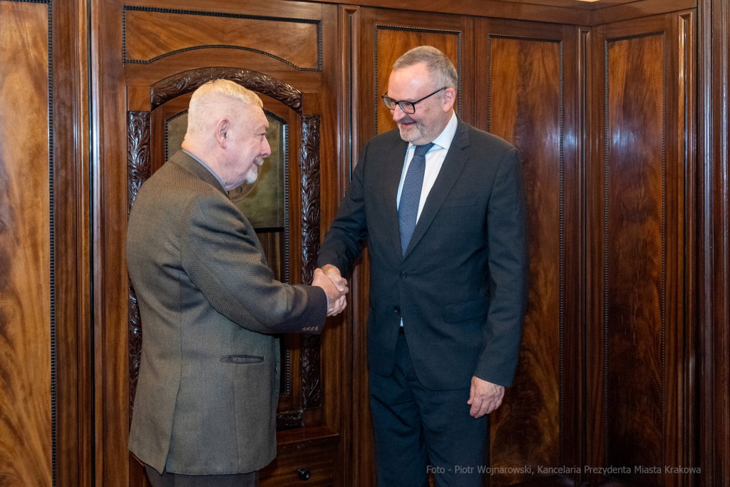 Fabrice, Filliez, ambasador, Szwajcaria, Majchrowski, wizyta , Kraków, spotkanie, Konfederacja, Szw  Autor: P. Wojnarowski