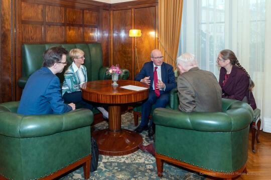 Patrick, Haughey, ambasador, Irlandia, Majchrowski, wizyta , Kraków, spotkanie, 2022, październik