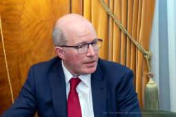 Patrick, Haughey, ambasador, Irlandia, Majchrowski, wizyta , Kraków, spotkanie, 2022, październik