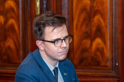 Patrick, Haughey, ambasador, Irlandia, Majchrowski, wizyta , Kraków, spotkanie, 2022, październik