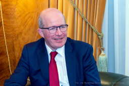 Patrick, Haughey, ambasador, Irlandia, Majchrowski, wizyta , Kraków, spotkanie, 2022, październik