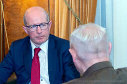 Patrick, Haughey, ambasador, Irlandia, Majchrowski, wizyta , Kraków, spotkanie, 2022, październik