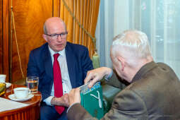 Patrick, Haughey, ambasador, Irlandia, Majchrowski, wizyta , Kraków, spotkanie, 2022, październik