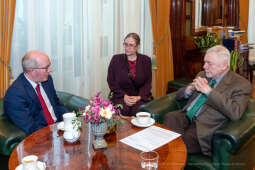 Patrick, Haughey, ambasador, Irlandia, Majchrowski, wizyta , Kraków, spotkanie, 2022, październik