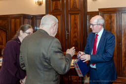 Patrick, Haughey, ambasador, Irlandia, Majchrowski, wizyta , Kraków, spotkanie, 2022, październik