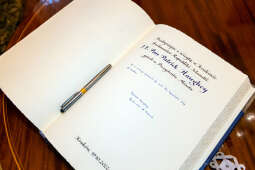 Patrick, Haughey, ambasador, Irlandia, Majchrowski, wizyta , Kraków, spotkanie, 2022, październik