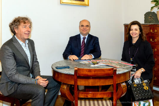 ambasador, Brazylia, Haroldo, de Macedo Ribeiro, konsul, Hajdarowicz, Majchrowski, spotkanie, UMK