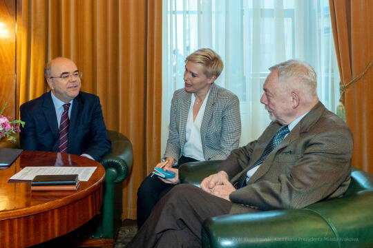 ambasador, Brazylia, Haroldo, de Macedo Ribeiro, konsul, Hajdarowicz, Majchrowski, spotkanie, UMK