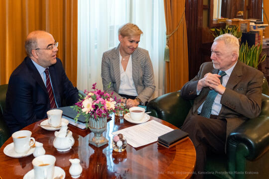 ambasador, Brazylia, Haroldo, de Macedo Ribeiro, konsul, Hajdarowicz, Majchrowski, spotkanie, UMK