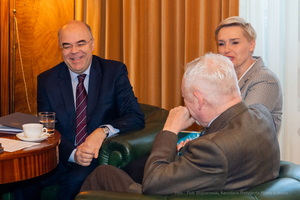 ambasador, Brazylia, Haroldo, de Macedo Ribeiro, konsul, Hajdarowicz, Majchrowski, spotkanie, UMK  Autor: P. Wojnarowski