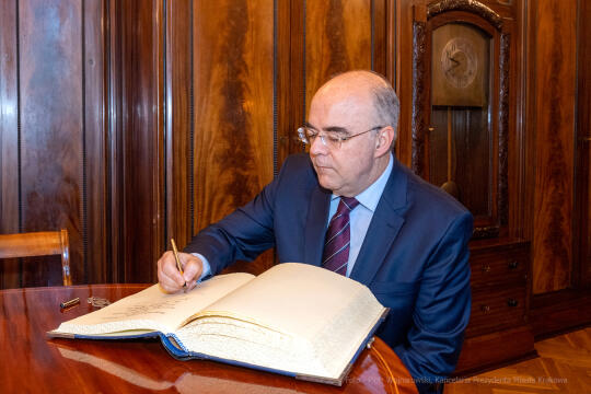 ambasador, Brazylia, Haroldo, de Macedo Ribeiro, konsul, Hajdarowicz, Majchrowski, spotkanie, UMK