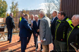 umk_1945.jpg-szkoła, budowa, sala, gimnastyczna, 89, Kraków, Kulig, wmurowanie, akt, erekcyjny