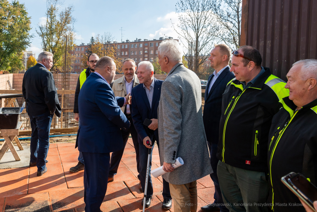 umk_1945.jpg-szkoła, budowa, sala, gimnastyczna, 89, Kraków, Kulig, wmurowanie, akt, erekcyjny  Autor: P. Wojnarowski