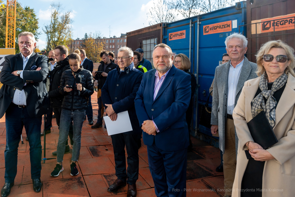 umk_1959.jpg-szkoła, budowa, sala, gimnastyczna, 89, Kraków, Kulig, wmurowanie, akt, erekcyjny  Autor: P. Wojnarowski