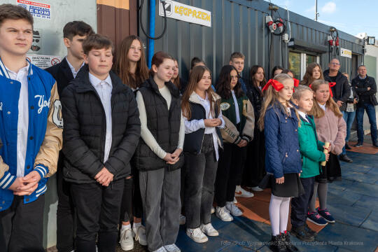 umk_1961.jpg-szkoła, budowa, sala, gimnastyczna, 89, Kraków, Kulig, wmurowanie, akt, erekcyjny