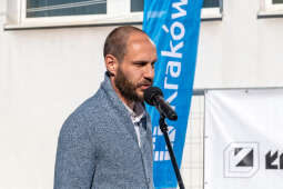 umk_2051.jpg-szkoła, budowa, sala, gimnastyczna, 89, Kraków, Kulig, wmurowanie, akt, erekcyjny