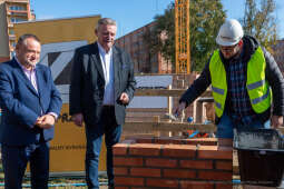 umk_2179.jpg-szkoła, budowa, sala, gimnastyczna, 89, Kraków, Kulig, wmurowanie, akt, erekcyjny