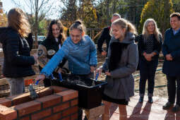 umk_2212.jpg-szkoła, budowa, sala, gimnastyczna, 89, Kraków, Kulig, wmurowanie, akt, erekcyjny