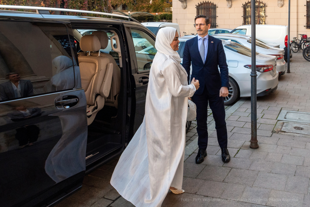 ambasador, Eman, Ahmed, Zjednoczone, Emiraty, Arabskie, wizyta, spotkanie, 2022, październik  Autor: P. Wojnarowski