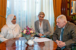 ambasador, Eman, Ahmed, Zjednoczone, Emiraty, Arabskie, wizyta, spotkanie, 2022, październik