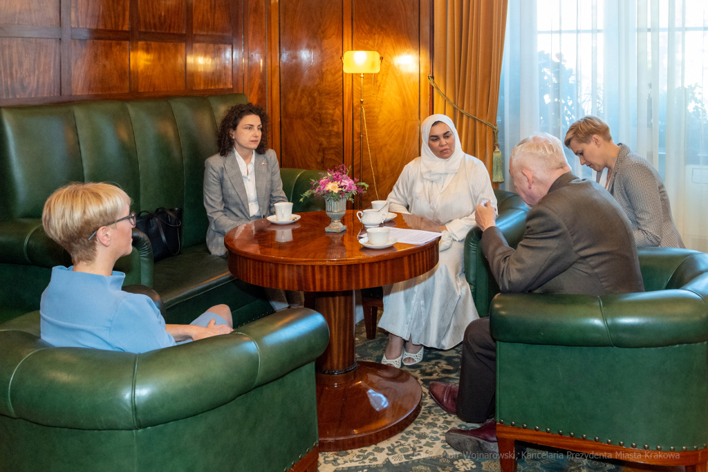 ambasador, Eman, Ahmed, Zjednoczone, Emiraty, Arabskie, wizyta, spotkanie, 2022, październik  Autor: P. Wojnarowski