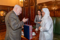 ambasador, Eman, Ahmed, Zjednoczone, Emiraty, Arabskie, wizyta, spotkanie, 2022, październik