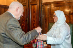 ambasador, Eman, Ahmed, Zjednoczone, Emiraty, Arabskie, wizyta, spotkanie, 2022, październik