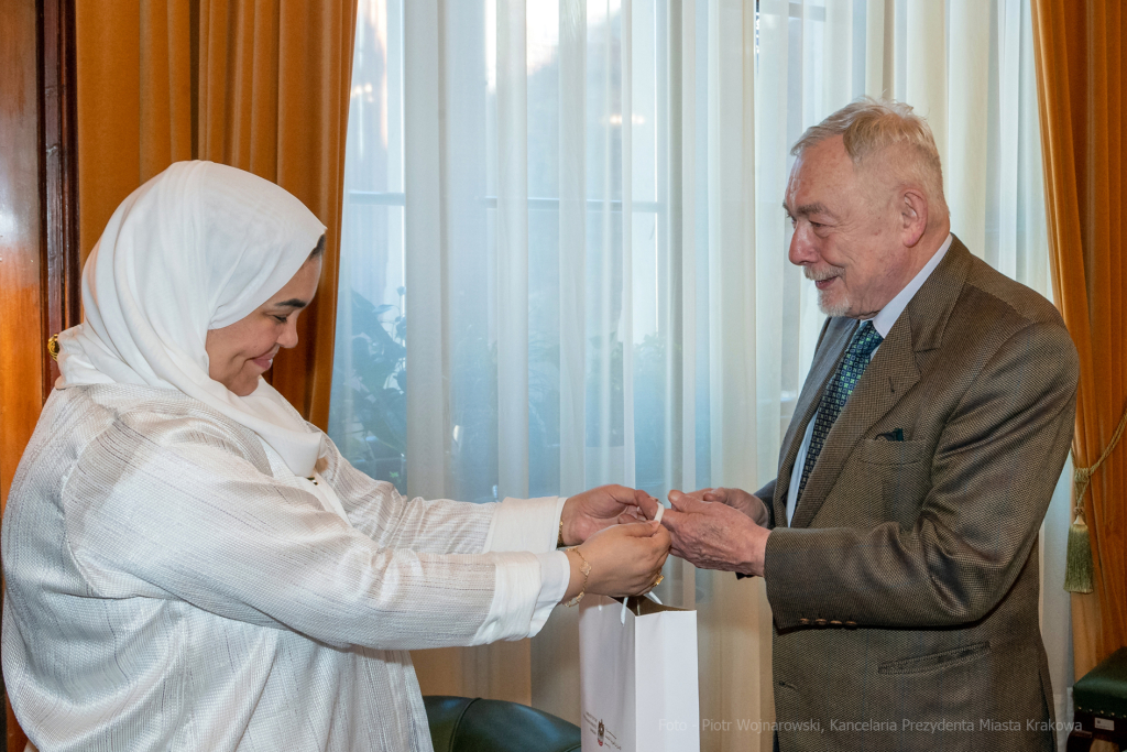 ambasador, Eman, Ahmed, Zjednoczone, Emiraty, Arabskie, wizyta, spotkanie, 2022, październik  Autor: P. Wojnarowski