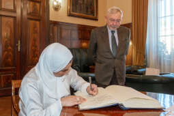 ambasador, Eman, Ahmed, Zjednoczone, Emiraty, Arabskie, wizyta, spotkanie, 2022, październik