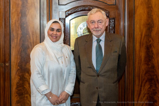 ambasador, Eman, Ahmed, Zjednoczone, Emiraty, Arabskie, wizyta, spotkanie, 2022, październik