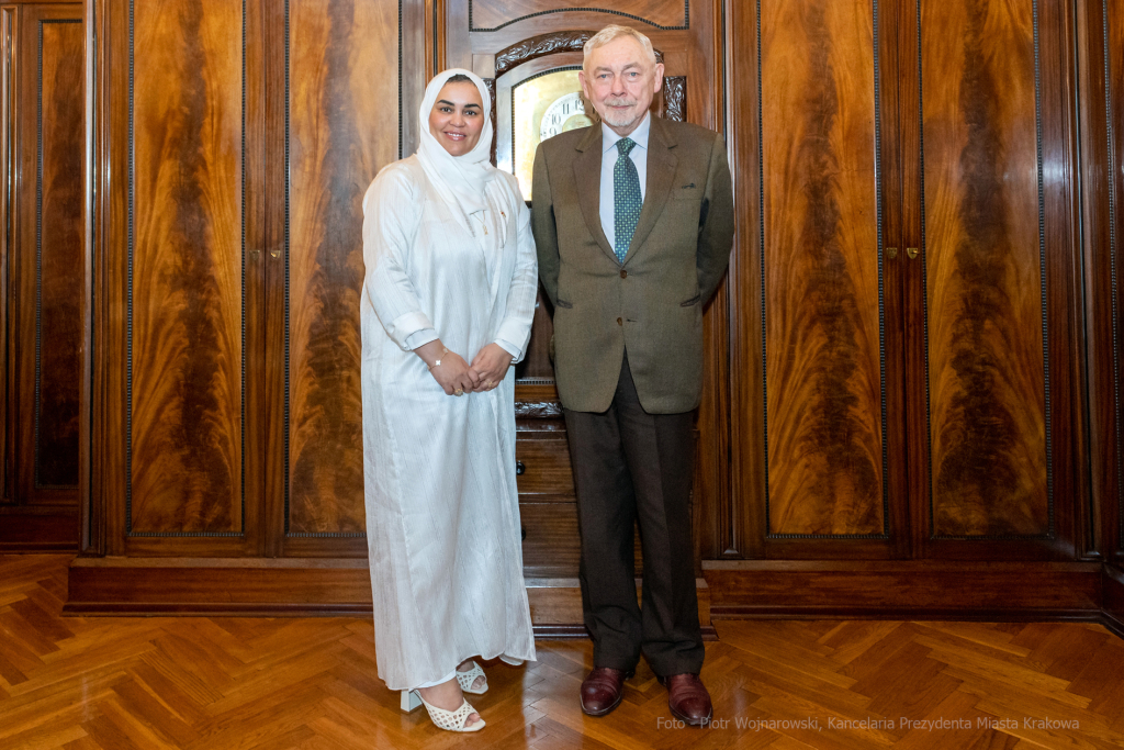 ambasador, Eman, Ahmed, Zjednoczone, Emiraty, Arabskie, wizyta, spotkanie, 2022, październik  Autor: P. Wojnarowski