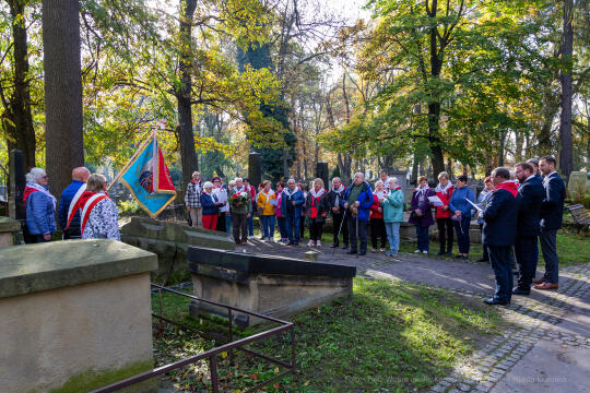Bielsko-Biała, Dom Polski, Stojałowski, ksiądz, Rakowicki, Piaskowski, Rusiniak, grób, Stanisła