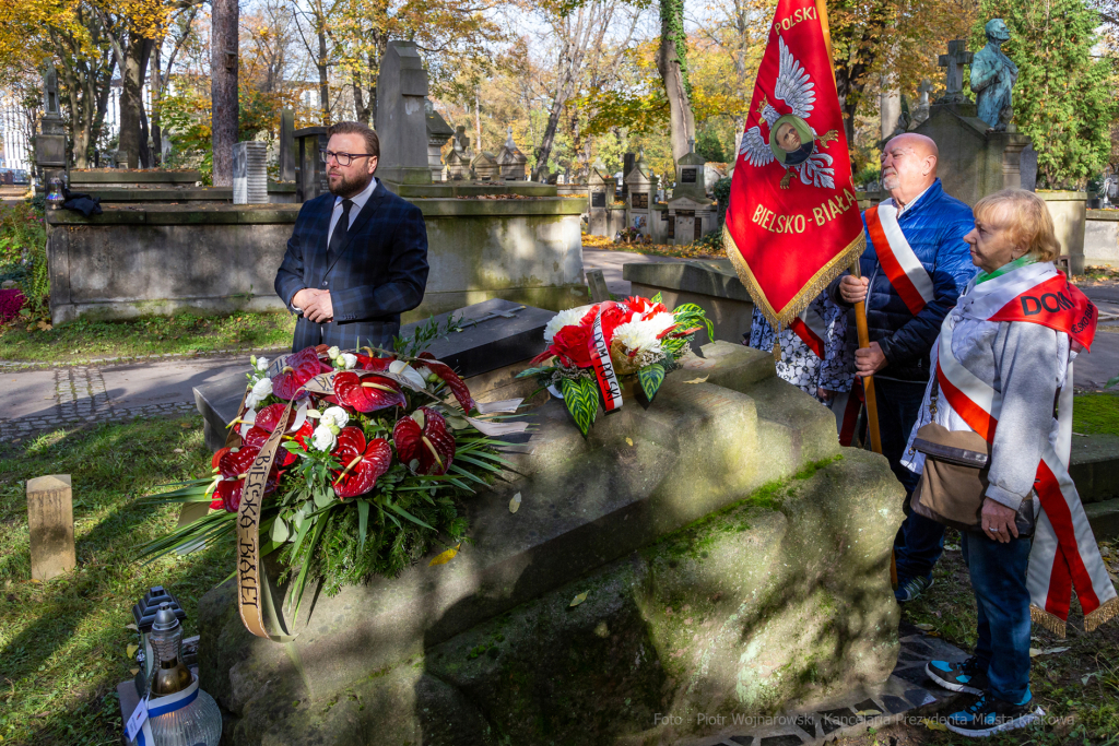 Bielsko-Biała, Dom Polski, Stojałowski, ksiądz, Rakowicki, Piaskowski, Rusiniak, grób, Stanisła  Autor: P. Wojnarowski