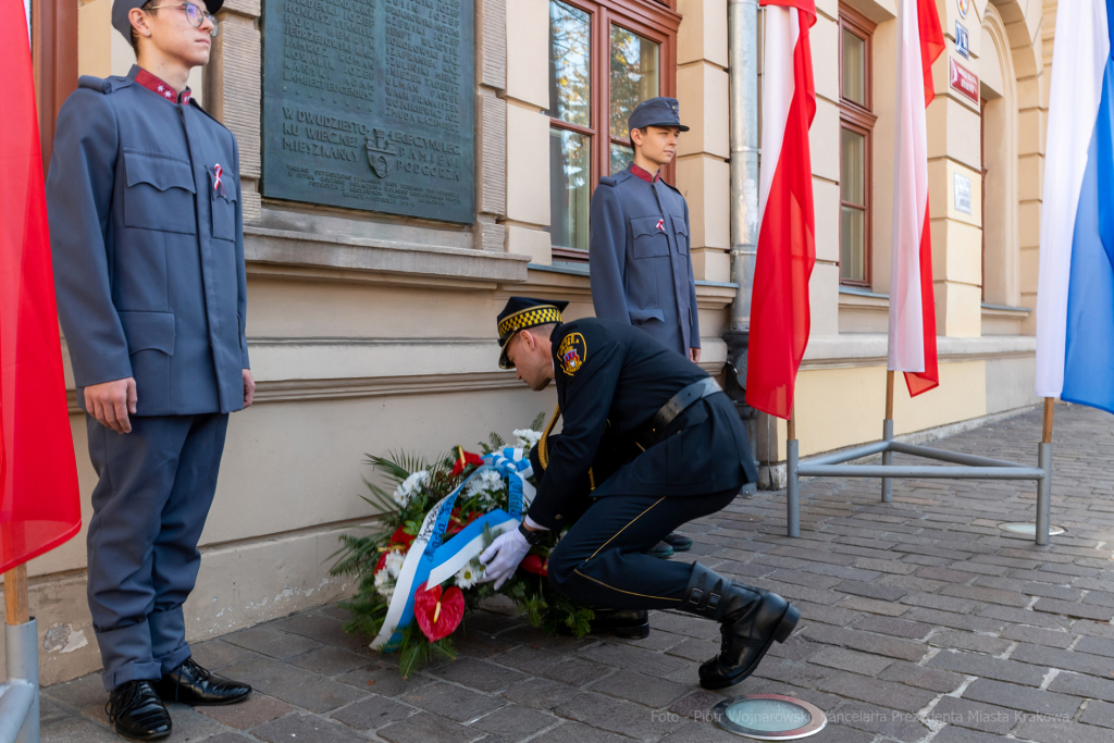 Stawarz, wyzwolenie, Kraków, niepodległość, Kośmider, uroczystości, Podgórze, 2022  Autor: P. Wojnarowski