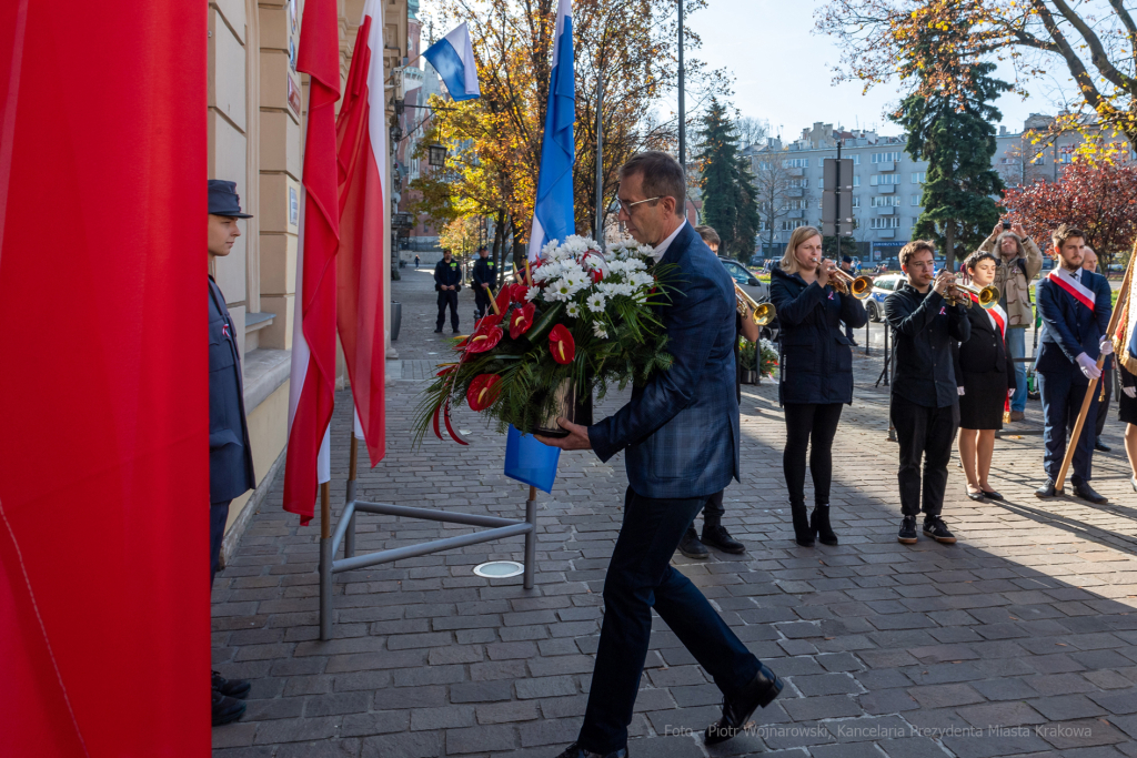 Stawarz, wyzwolenie, Kraków, niepodległość, Kośmider, uroczystości, Podgórze, 2022  Autor: P. Wojnarowski