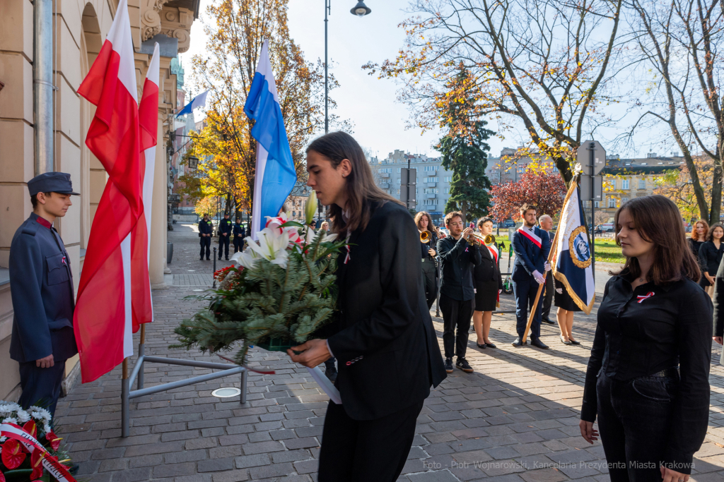 Stawarz, wyzwolenie, Kraków, niepodległość, Kośmider, uroczystości, Podgórze, 2022  Autor: P. Wojnarowski