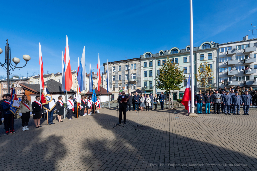 Stawarz, wyzwolenie, Kraków, niepodległość, Kośmider, uroczystości, Podgórze, 2022  Autor: P. Wojnarowski
