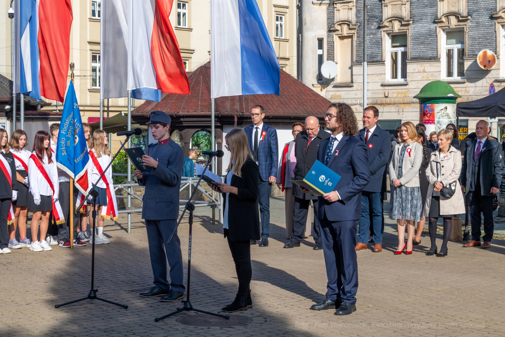 Stawarz, wyzwolenie, Kraków, niepodległość, Kośmider, uroczystości, Podgórze, 2022  Autor: P. Wojnarowski